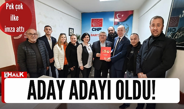 Aday Adaylığını açıkladı SİYASET BARTIN HALK GAZETESİ BARTIN