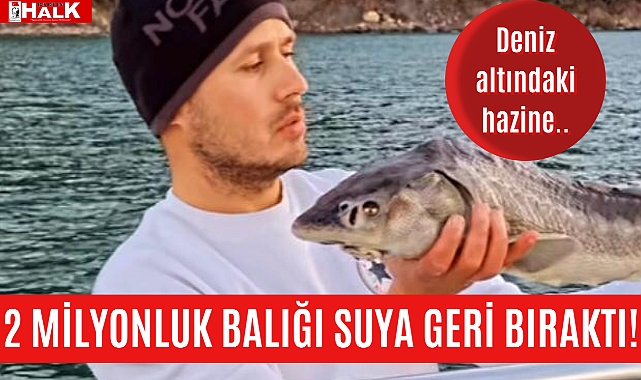 Milyonluk balığı denize geri bıraktı GÜNCEL BARTIN HALK GAZETESİ