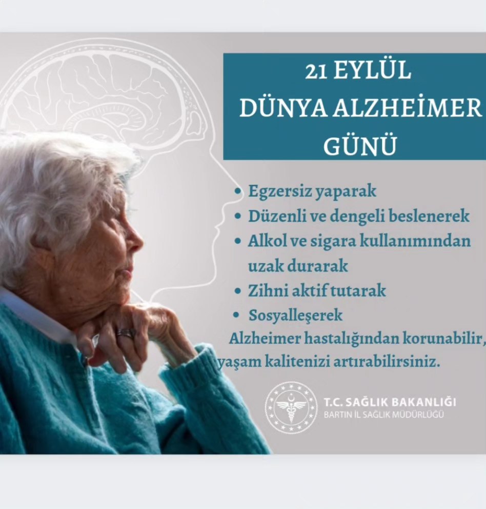 Dünya Alzheimer Günü, Alzheimer Nedir, Neden Olur? - SAĞLIK - BARTIN ...